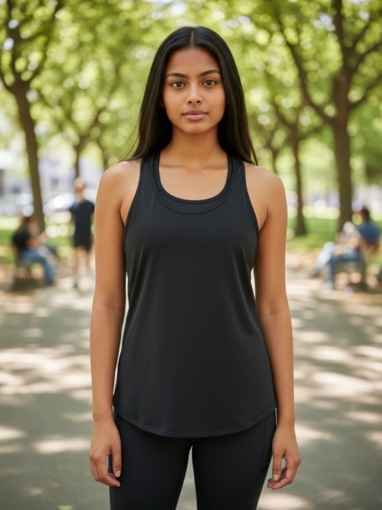 Athleta Tops - Athleta Women's Black Racerback Tank Top